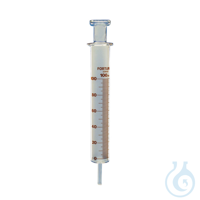 Gas Syringe, FORTUNA 25 ml : 0.5 ml, with capillary tube